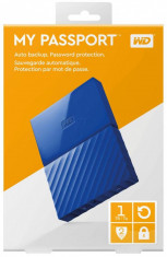 HDD extern WD My Passport Ultra NEW 1TB, 2.5&amp;quot;, USB 3.0, Albastru foto