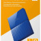 HDD extern WD My Passport Ultra NEW 1TB, 2.5&quot;, USB 3.0, Albastru