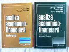 &amp;quot;ANALIZA ECONOMICO-FINANCIARA (Manual + Teste grila)&amp;quot;, 2 vol, Gh. Valceanu, 2005 foto