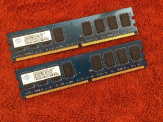Kit Memorie Nanya 4GB ( 2X2GB ) DDR2 800 Dual Channel foto