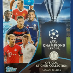 MRHAB LC - ALBUM STICKERE - UEFA - LIGA CAMPIONILOR EUROPENI - ED 2015 - 2016