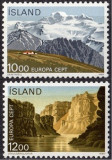 Europa-cept 1986 - Islanda 2v.neuzat,perfecta stare(z), Nestampilat