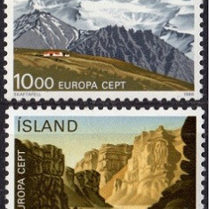 Europa-cept 1986 - Islanda 2v.neuzat,perfecta stare(z)