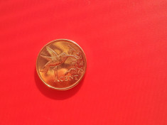 1 CENT 2014 -TRINIDAD TOBAGO-UNC-luciu de batere-in realitate arata bine!! foto