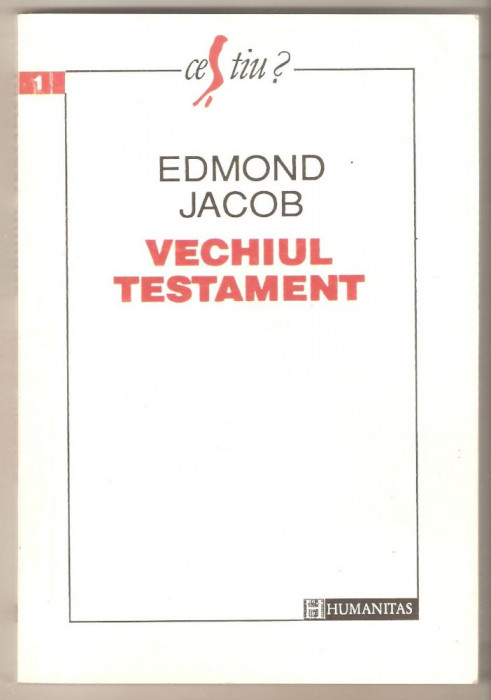 Edmond Jacob-Vechiul Testament