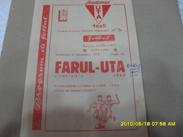 program UTA - Farul Constanta