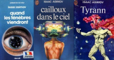 Isaac Asimov: 3 carti in franceza foto