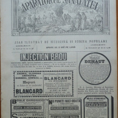 Revista Aparatorul sanatatei , an 6 , nr. 13 , 1896