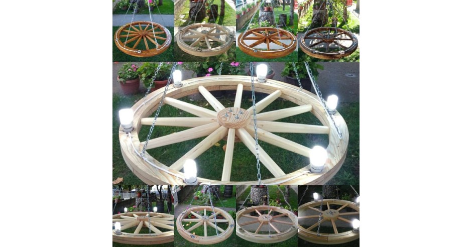 roata din lemn Rustica , candelabru din roata , suport flori , Butoaie ...
