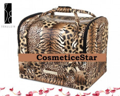 Geanta depozitare Fraulein38 Beauty Case Model Jungle Print foto