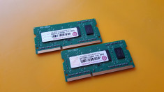 Kit 4GB DDR3 Laptop,2x2GB,Brand Transcend,1333Mhz,CL9 foto