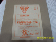 program UTA - Progresul Buc. foto