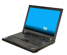 Laptop Lenovo ThinkPad T410, Intel Core i7 M620 2.66 GHz, 4 GB DDR3, 500 GB HDD SATA, DVDRW, nVidia NVS 3100M, WI-FI, 3G, Bluetooth, Card Reader, foto