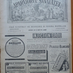 Revista Aparatorul sanatatei , an 6 , nr. 15 , 1896