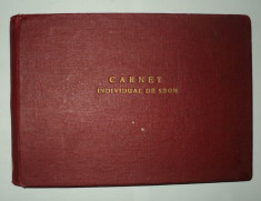 Carnet individual de zbor 1954 IAR I.A.R. 80 813 IAK 18 I.A.K. 11 MIG M.I.G. 15 foto