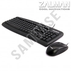 **NOU**KIT TASTATURA + MOUSE ZALMAN ZM-K380 COMBO BLACK....GARANTIE! foto