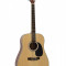 Chitara western dreadnought, natur, Dimavery DR-510N