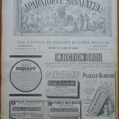 Revista Aparatorul sanatatei , an 6 , nr. 17 - 18 , 1896