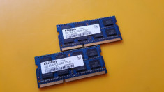 Kit 4GB DDR3 Laptop,2x2GB,Brand Elpida,1066Mhz,CL7 foto