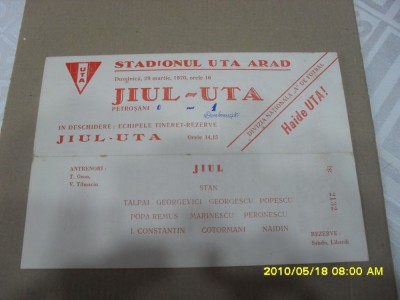 program UTA - Jiul foto