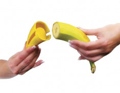 Dispozitiv pentru pastrat banana inceputa foto