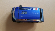 Camera Video JVC Everio 2 Slot CARD SDHC + Card 8 GB+Telecomanda+Husa 288 Grame foto