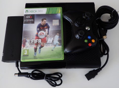 Consola Microsoft XBOX 360 Slim E sigilat bonus joc Original FIFA Fotball foto