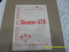 program UTA - Dinamo foto