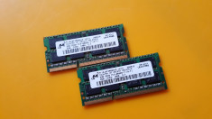 Kit 4GB DDR3 Laptop,2x2GB,Brand Micron,1066Mhz,CL7 foto