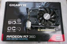 Placa video GIGABYTE Radeon R7 360 OC 2GB DDR5 128-bit foto