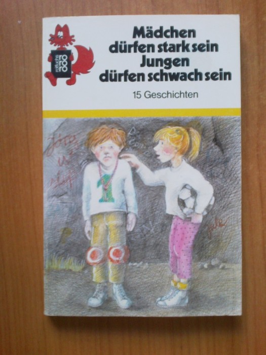 w4 Madchen durfen stark sein Jungen durfen schwach sein