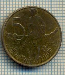 10113 MONEDA - ETHIOPIA - 5 CENTS -anul 1969 -starea care se vede foto