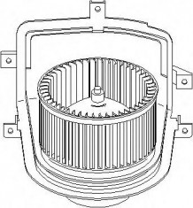 Electromotor, ventilatie interioara VW GOLF Mk III 1.9 D - TOPRAN 108 632 foto