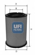 Filtru aer NEW HOLLAND Boomer 8N - UFI 27.A02.00 foto