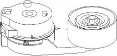 Intinzator curea, curea distributie VW LT Mk II caroserie 2.8 TDI - TOPRAN 112 976 foto