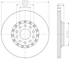 Disc frana - TEXTAR 92122400 foto