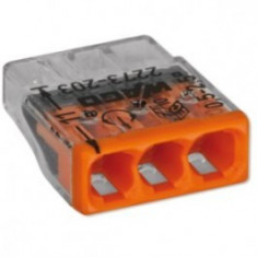 Conector Doza Wago 3x2.5 solid foto