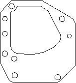 Garnitura, carcasa cutie viteza - transmisie OPEL VECTRA B hatchback 1.8 i 16V - TOPRAN 206 568 foto