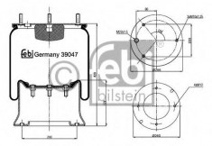 Burduf, suspensie pneumatica - FEBI BILSTEIN 39047 foto