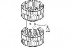 Electromotor, ventilatie interioara MERCEDES-BENZ limuzina 200 - TOPRAN 401 605 foto