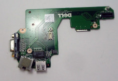 Placa extensie Mufa Video USB LAN Dell Latitude E5420 VGA Circuit Boards 63N3K foto