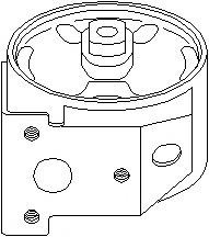 Suport motor SEAT TOLEDO 1.9 D - TOPRAN 102 738 foto