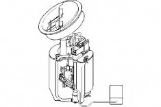 Pompa combustibil MERCEDES-BENZ C-CLASS limuzina C 180 - TOPRAN 401 636 foto