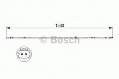 senzor de avertizare,uzura placute de frana BMW Z4 sDrive 20 i - BOSCH 1 987 473 518 foto