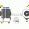 Generator / Alternator - BOSCH 0 986 080 850