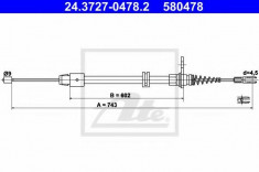 Cablu, frana de parcare MERCEDES-BENZ CLS CLS 350 - ATE 24.3727-0478.2 foto