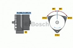 Generator / Alternator - BOSCH 0 986 039 800 foto