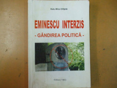 Eminescu interzis gandirea politica Bucuresti 2009 R. Crisan 040 foto
