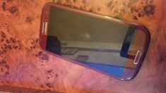 Samsung I9300 Galaxy S3, rosu, stare buna, liber de retea, husa foto