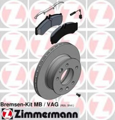 Set frana, frana disc VW CRAFTER 30-35 bus 2.0 TDI - ZIMMERMANN 640.4311.00 foto